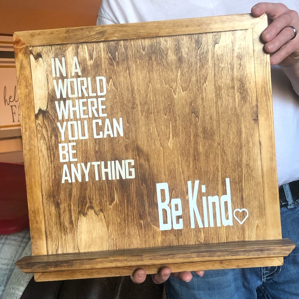 Wooden signs